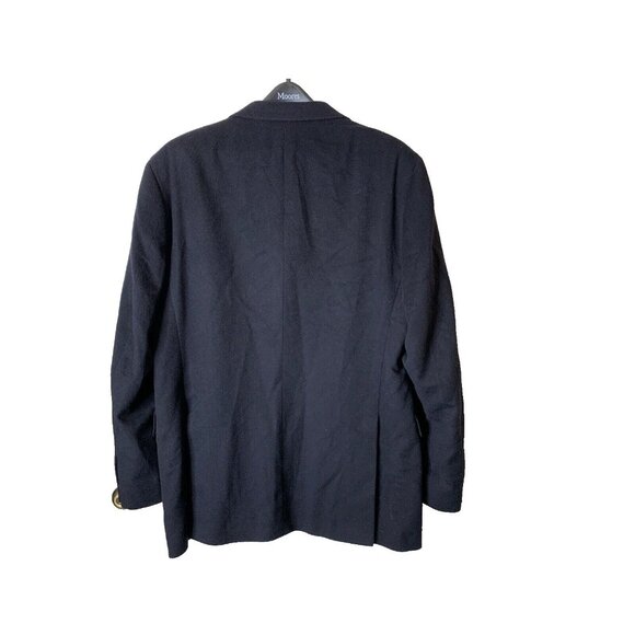 Arnold Brant Harry Rosen 41 L-T Pure Cashmere Blue Black Blazer Sport Coat READ! - Picture 5 of 13